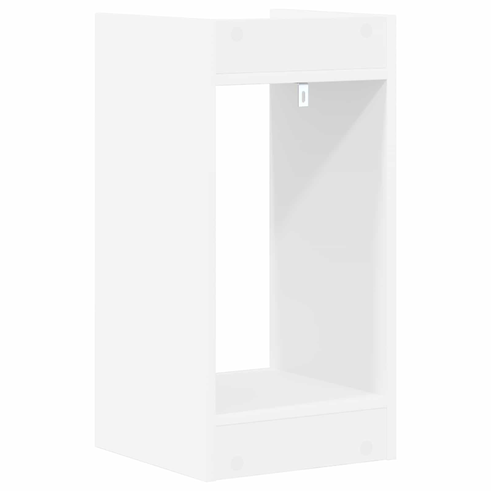 Plantenstandaard Wit 30 x 30 x 60 cm Geconstrueerd hout is nu te koop bij PeponiXL, paradijselijk wonen!