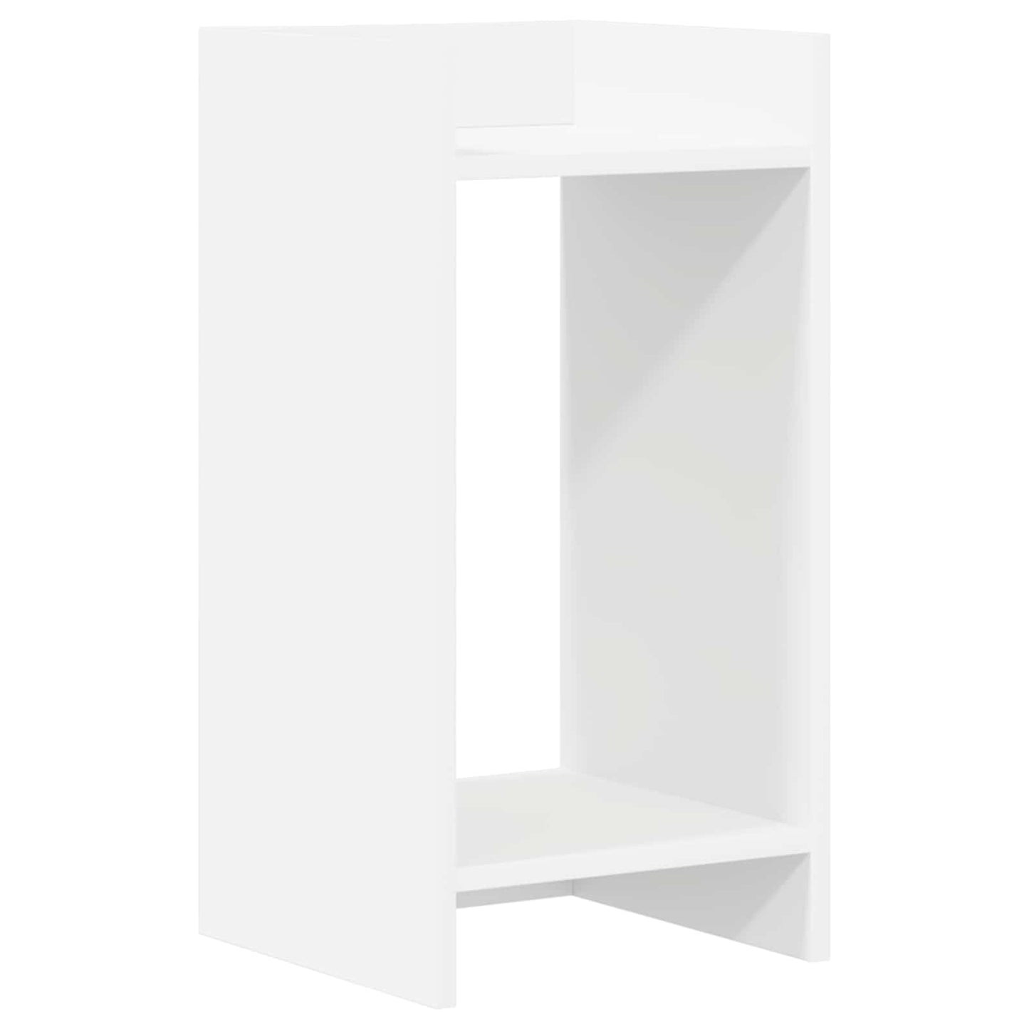 Plantenstandaard 2 pcs Wit 30 x 30 x 60 cm Geconstrueerd hout is nu te koop bij PeponiXL, paradijselijk wonen!