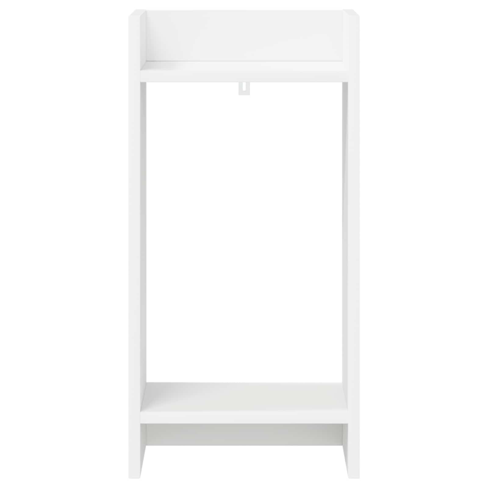 Plantenstandaard 2 pcs Wit 30 x 30 x 60 cm Geconstrueerd hout is nu te koop bij PeponiXL, paradijselijk wonen!