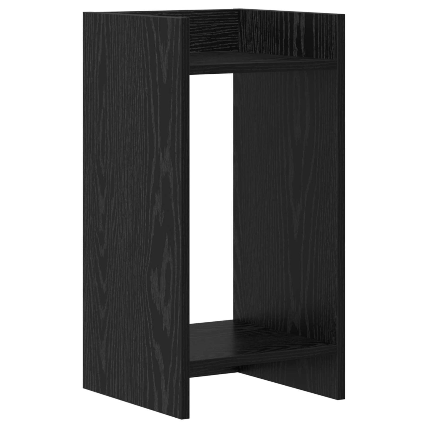 Plantenstandaard Zwarte Eik 30 x 30 x 60 cm Geconstrueerd hout is nu te koop bij PeponiXL, paradijselijk wonen!