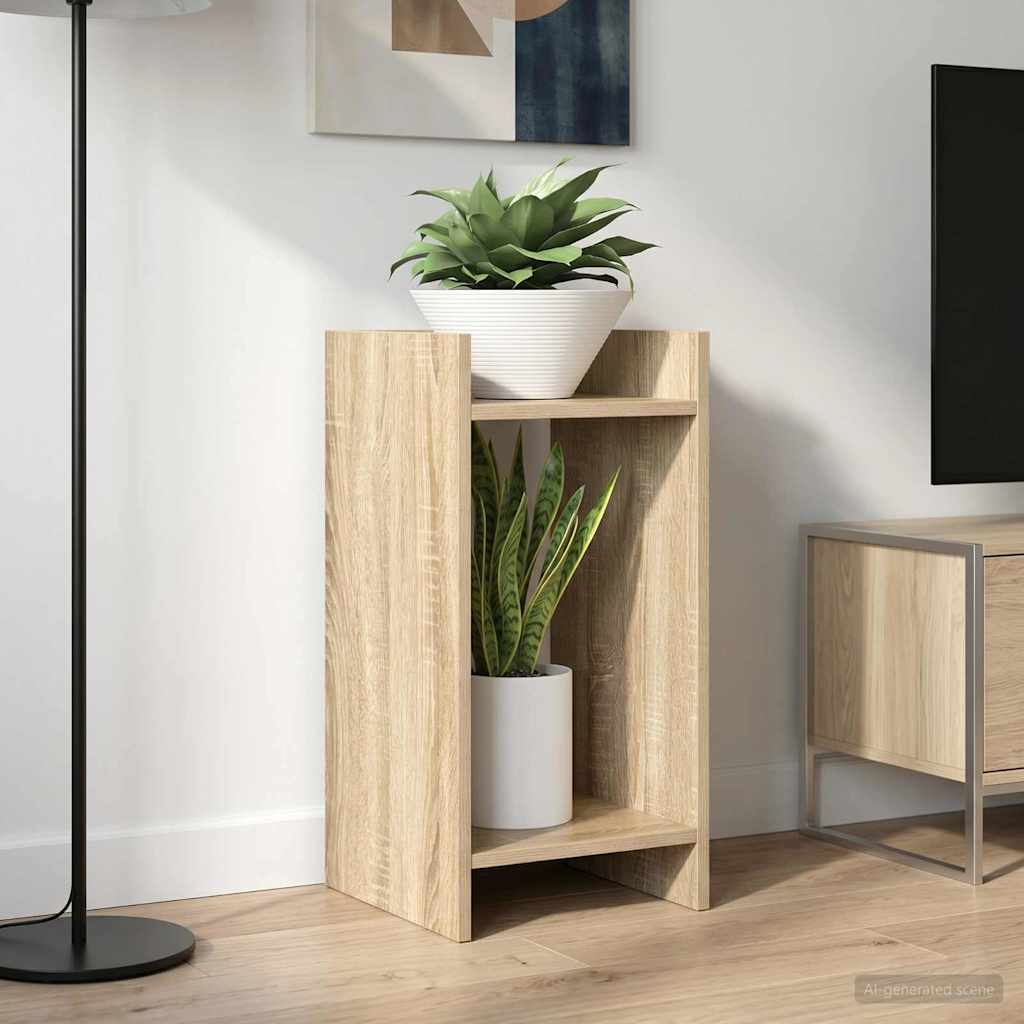 Plantenstandaard met plank 2 pcs Sonoma Eiken 30 x 30 x 60 cm is nu te koop bij PeponiXL, paradijselijk wonen!