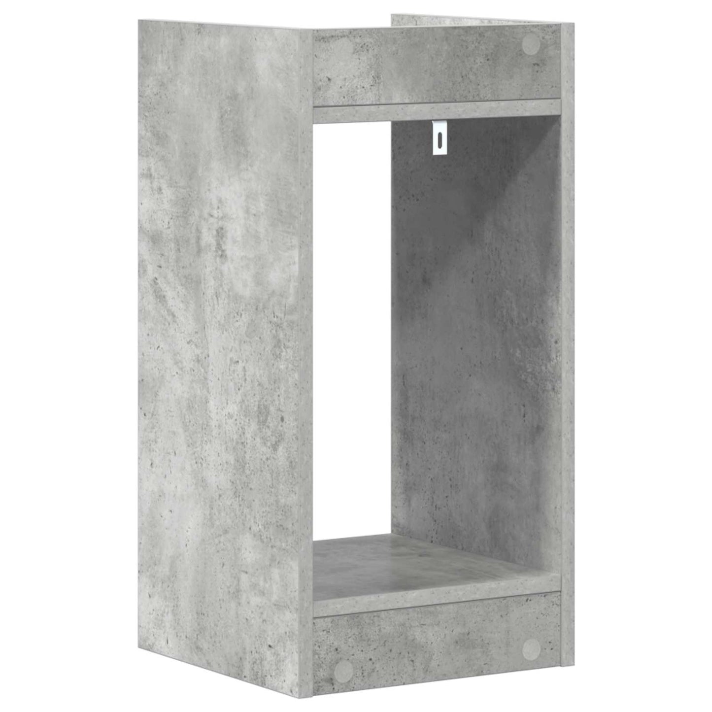 Plantenstandaard met plank 2 pcs Beton Grijs 30 x 30 x 60 cm is nu te koop bij PeponiXL, paradijselijk wonen!