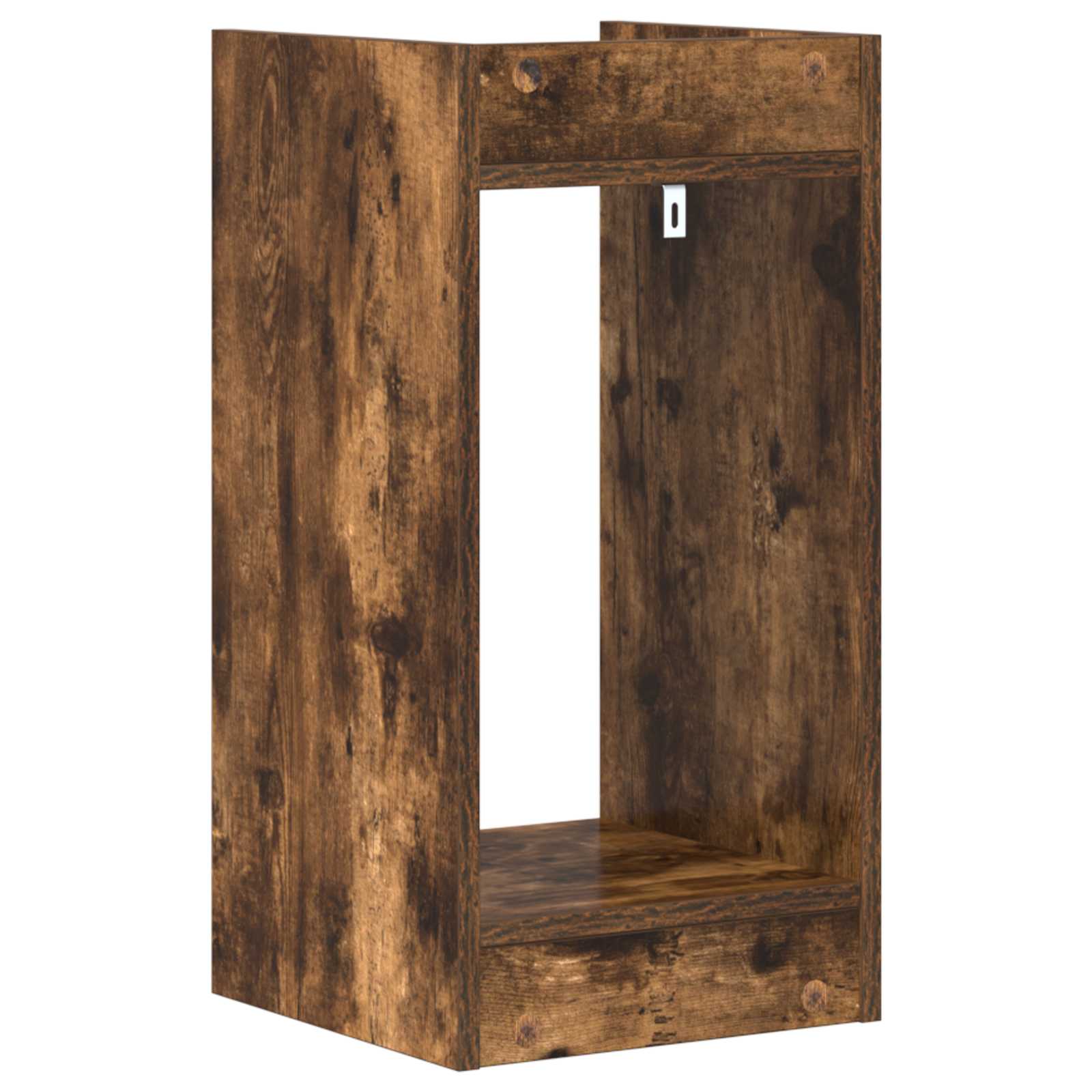 Plantenstandaard met plank Gerookte Eik 30 x 30 x 60 cm is nu te koop bij PeponiXL, paradijselijk wonen!