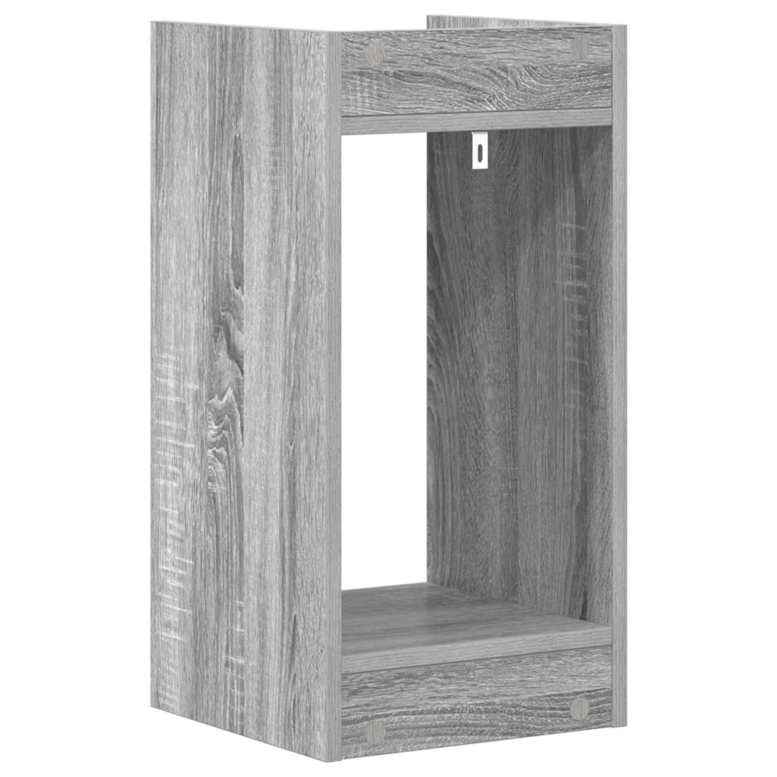Plantenstandaard met plank 2 pcs Grijze Sonoma 30 x 30 x 60 cm is nu te koop bij PeponiXL, paradijselijk wonen!