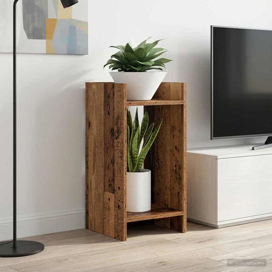 Plantenstandaard Oudhout 30 x 30 x 60 cm Geconstrueerd hout is nu te koop bij PeponiXL, paradijselijk wonen!