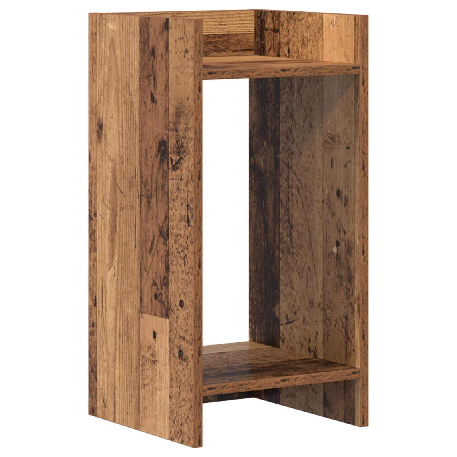 Plantenstandaard met plank 2 pcs Oudhout 30 x 30 x 60 cm is nu te koop bij PeponiXL, paradijselijk wonen!