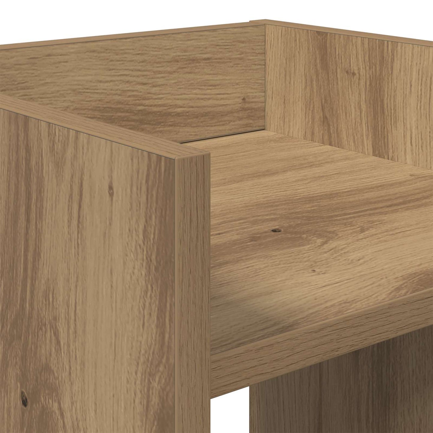 Plantenstandaard met plank 2 pcs Artisan Eik 30 x 30 x 60 cm is nu te koop bij PeponiXL, paradijselijk wonen!
