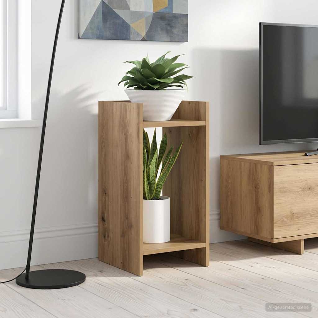 Plantenstandaard met plank 2 pcs Artisan Eik 30 x 30 x 60 cm is nu te koop bij PeponiXL, paradijselijk wonen!
