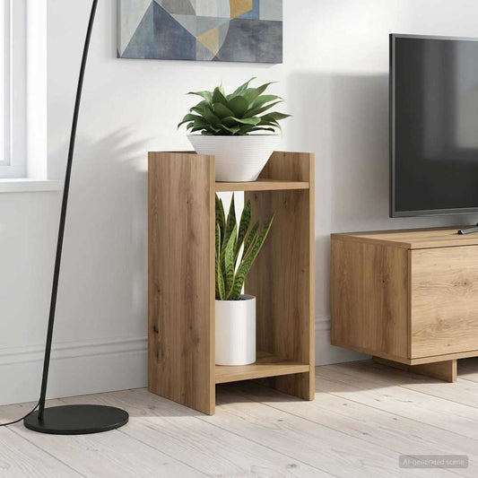 Plantenstandaard met plank 2 pcs Artisan Eik 30 x 30 x 60 cm is nu te koop bij PeponiXL, paradijselijk wonen!