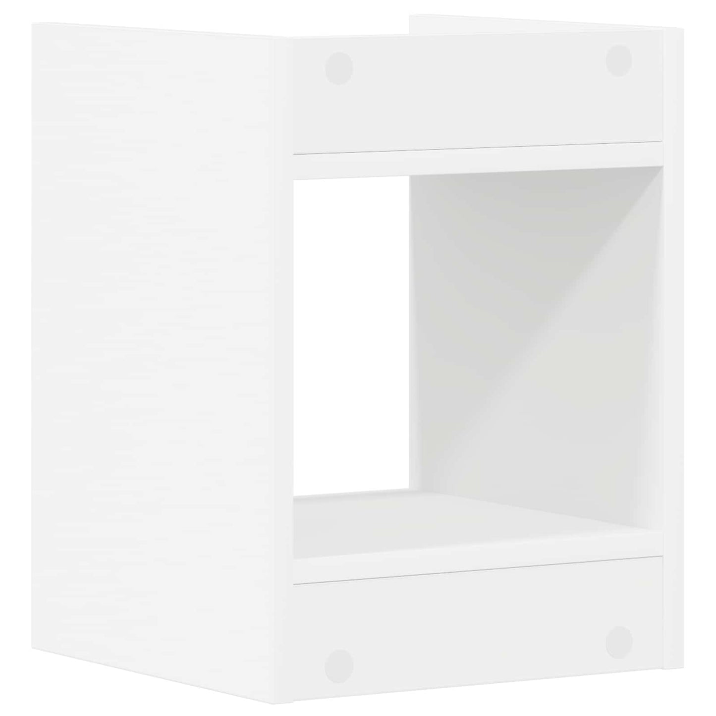 Plantenstandaard 2 pcs Wit 30 x 30 x 40 cm Geconstrueerd hout is nu te koop bij PeponiXL, paradijselijk wonen!