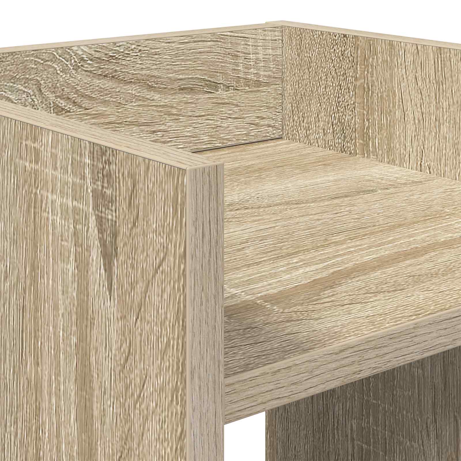Plantenstandaard met plank 2 pcs Sonoma Eiken 30 x 30 x 40 cm is nu te koop bij PeponiXL, paradijselijk wonen!