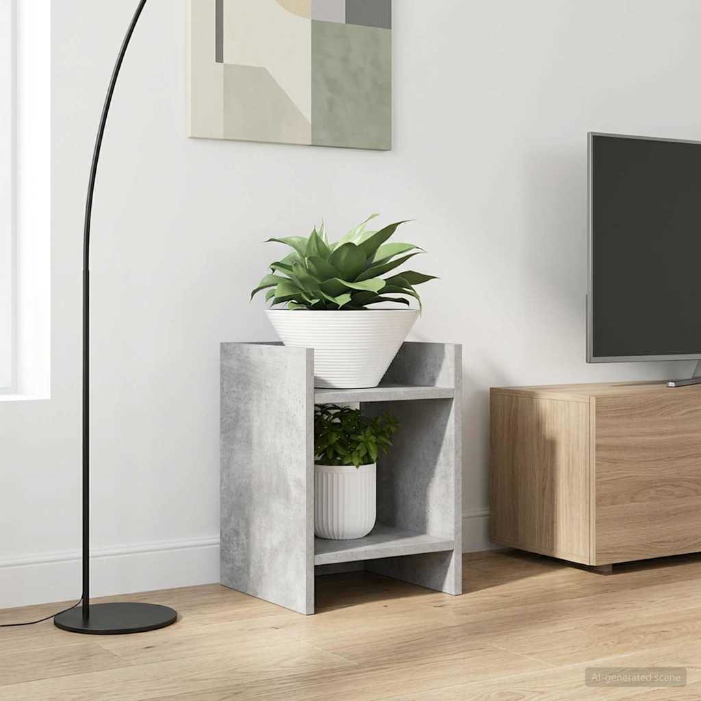 Plantenstandaard Beton Grijs 30 x 30 x 40 cm Geconstrueerd hout is nu te koop bij PeponiXL, paradijselijk wonen!
