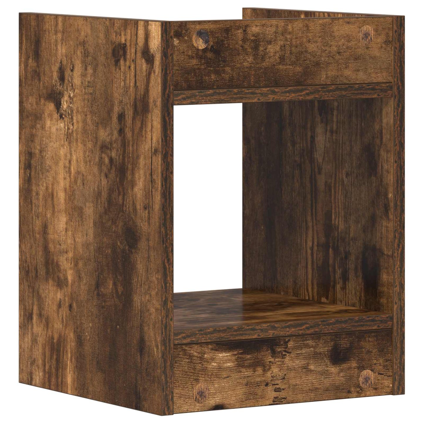 Plantenstandaard met plank Gerookte Eik 30 x 30 x 40 cm is nu te koop bij PeponiXL, paradijselijk wonen!