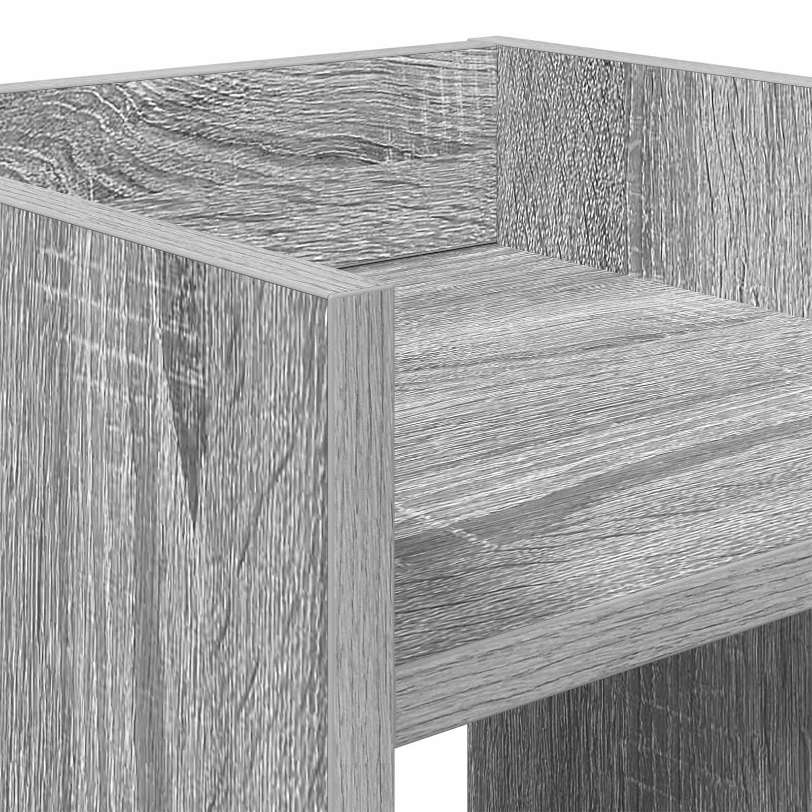 Plantenstandaard met plank Grijze Sonoma 30 x 30 x 40 cm is nu te koop bij PeponiXL, paradijselijk wonen!