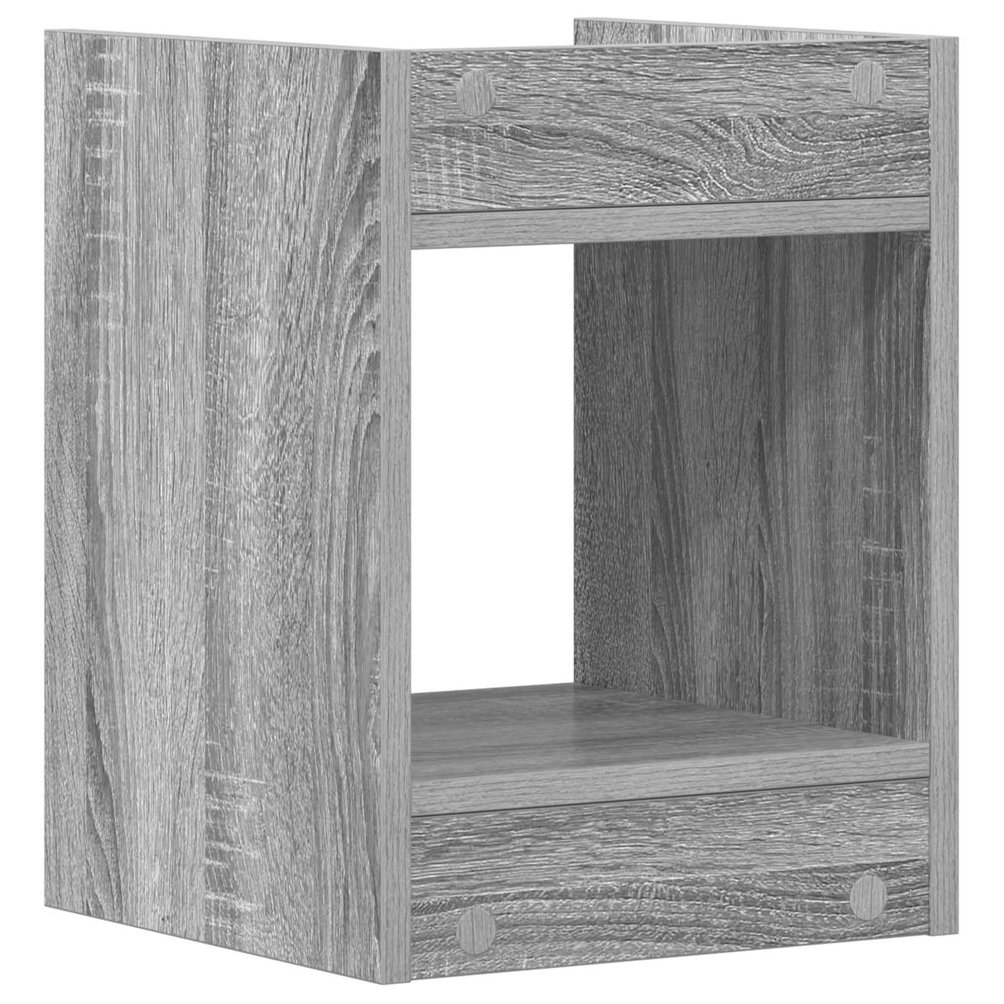 Plantenstandaard met plank 2 pcs Grijze Sonoma 30 x 30 x 40 cm is nu te koop bij PeponiXL, paradijselijk wonen!