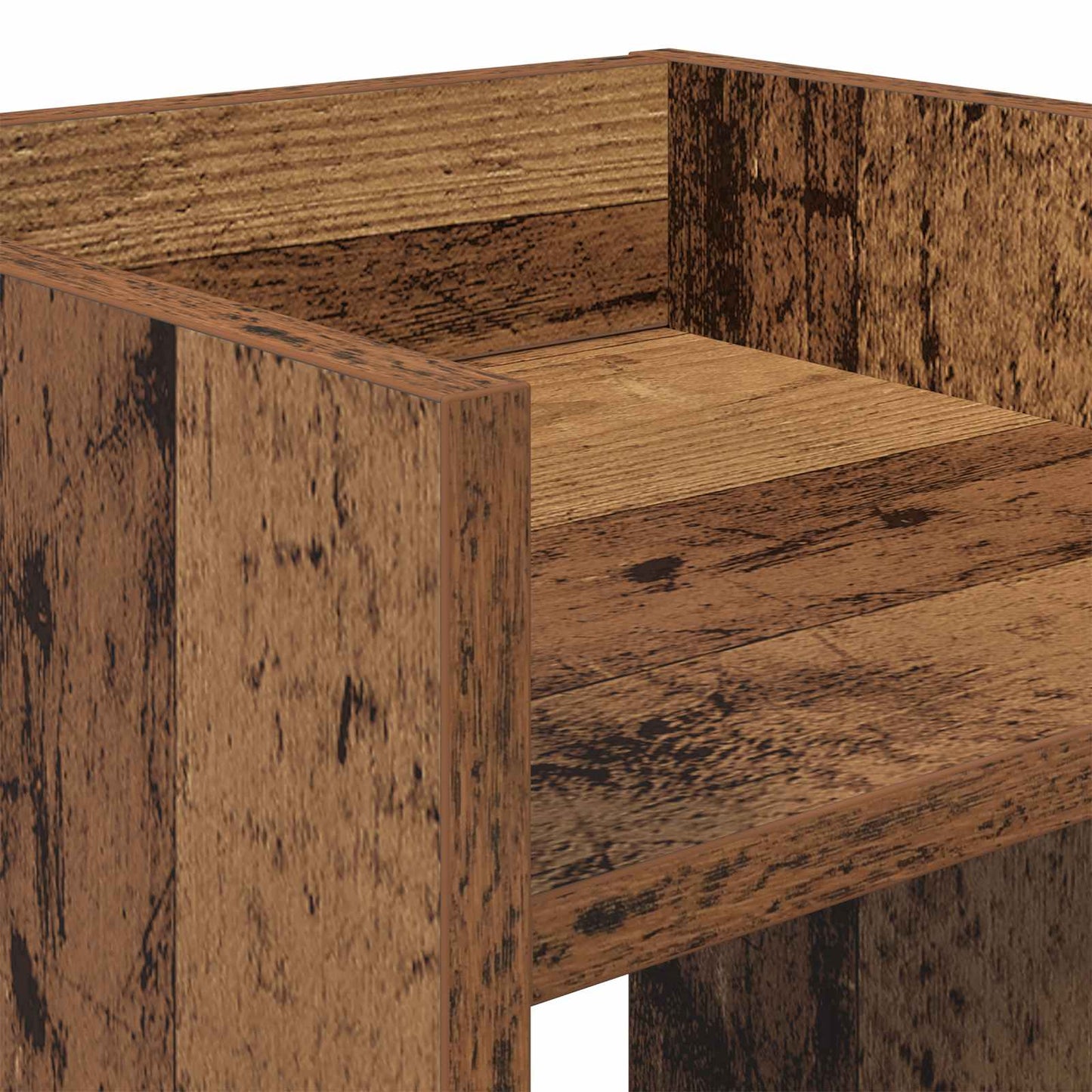 Plantenstandaard Oudhout 30 x 30 x 40 cm Geconstrueerd hout is nu te koop bij PeponiXL, paradijselijk wonen!