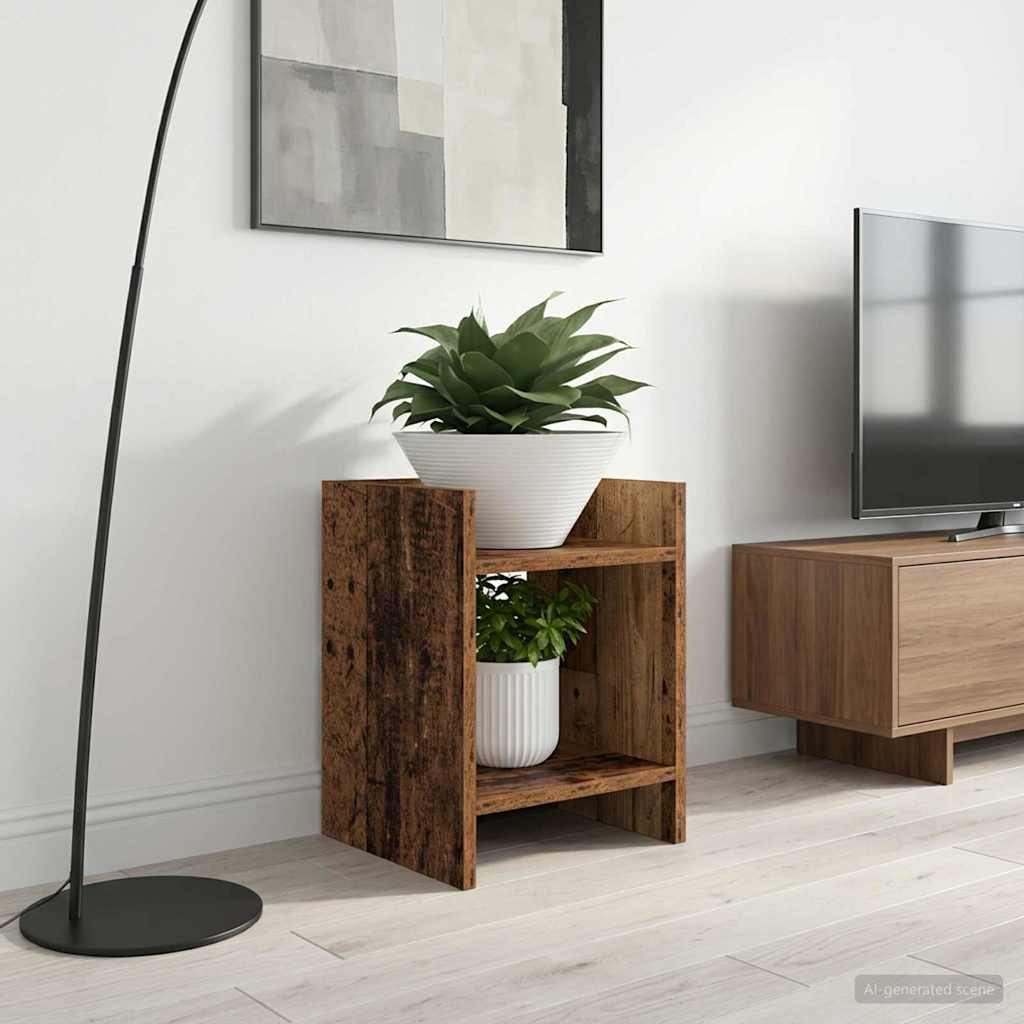 Plantenstandaard Oudhout 30 x 30 x 40 cm Geconstrueerd hout is nu te koop bij PeponiXL, paradijselijk wonen!