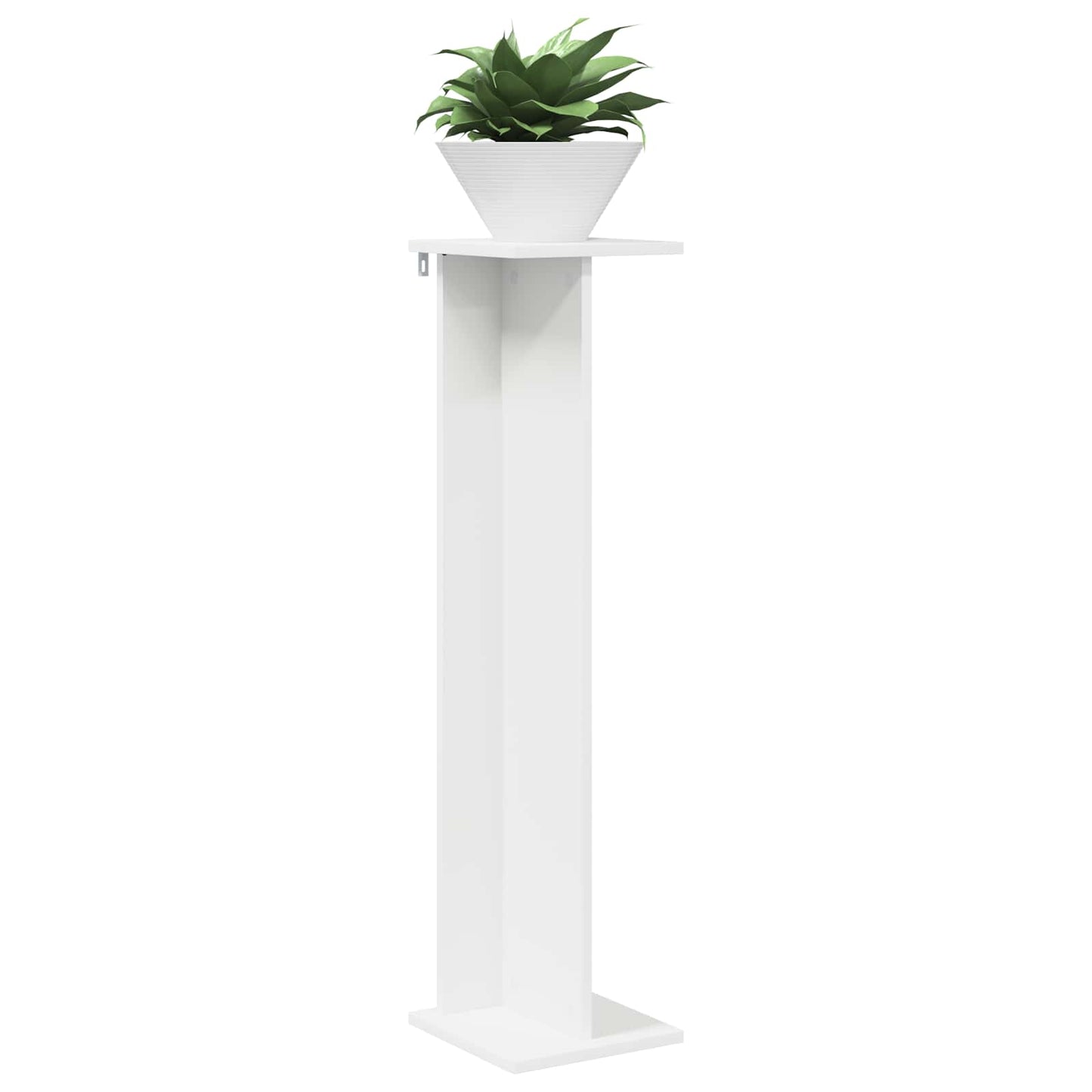 Plantenstandaard Wit 25 x 25,5 x 100,5 cm Geconstrueerd hout is nu te koop bij PeponiXL, paradijselijk wonen!