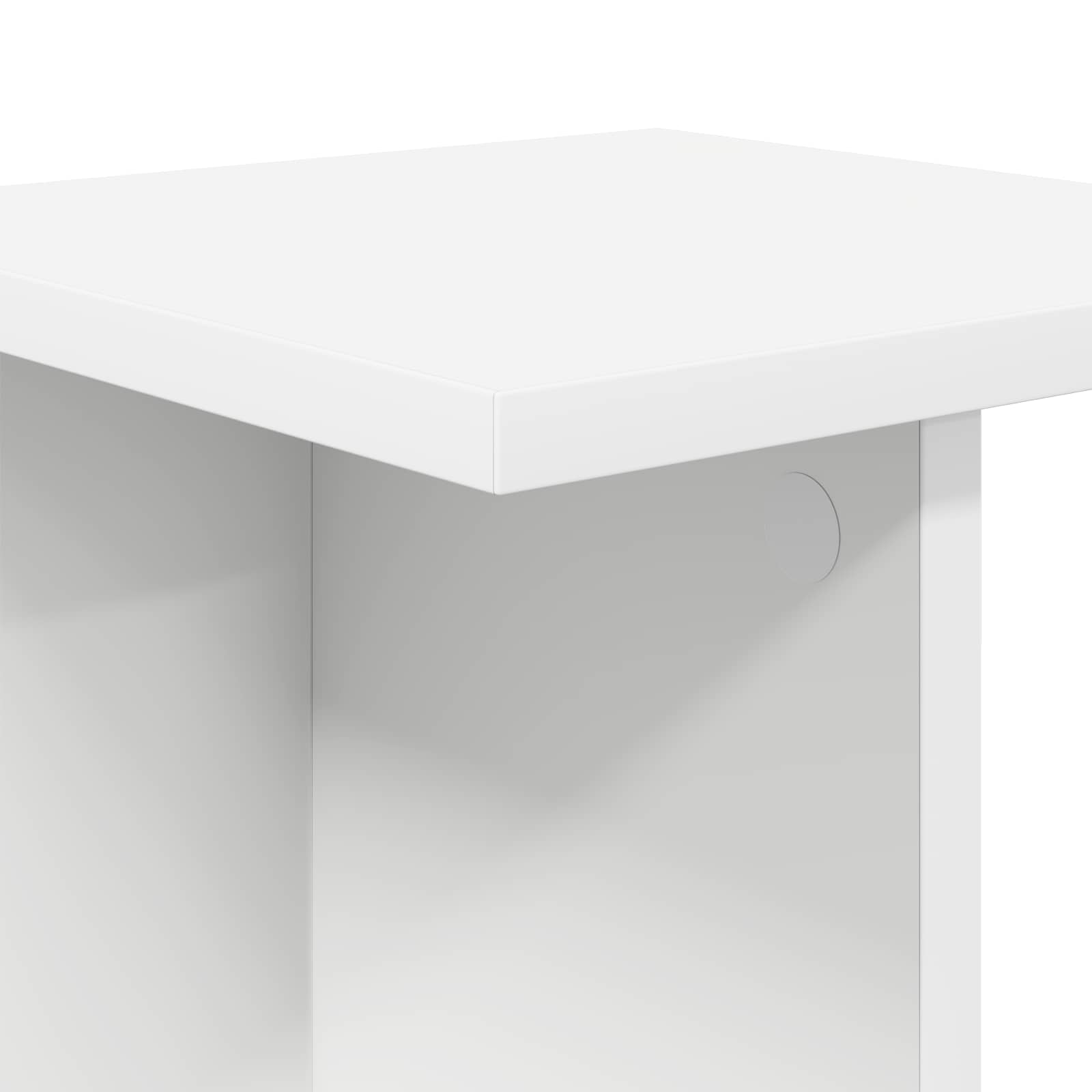 Plantenstandaard 2 pcs Wit 25 x 25,5 x 100,5 cm is nu te koop bij PeponiXL, paradijselijk wonen!