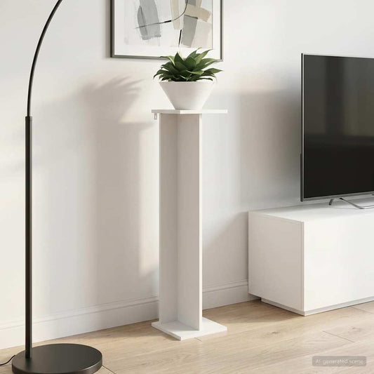 Plantenstandaard 2 pcs Wit 25 x 25,5 x 100,5 cm is nu te koop bij PeponiXL, paradijselijk wonen!