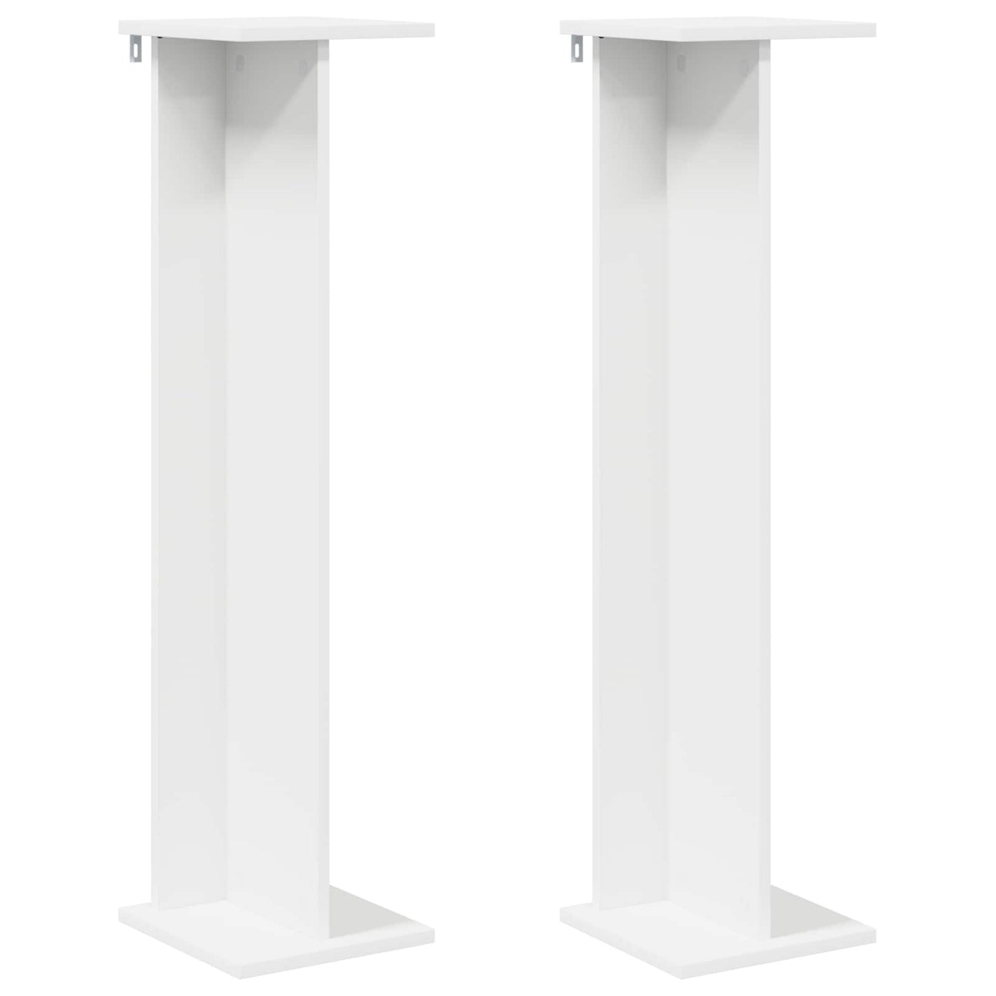 Plantenstandaard 2 pcs Wit 25 x 25,5 x 100,5 cm is nu te koop bij PeponiXL, paradijselijk wonen!