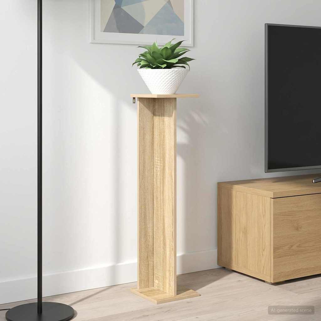 Plantenstandaard Sonoma Eiken 25 x 25,5 x 100,5 cm is nu te koop bij PeponiXL, paradijselijk wonen!