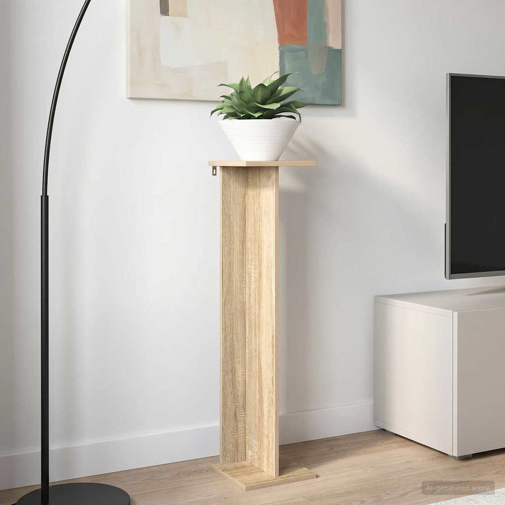 Plantenstandaard 2 pcs Sonoma Eiken 25 x 25,5 x 100,5 cm is nu te koop bij PeponiXL, paradijselijk wonen!