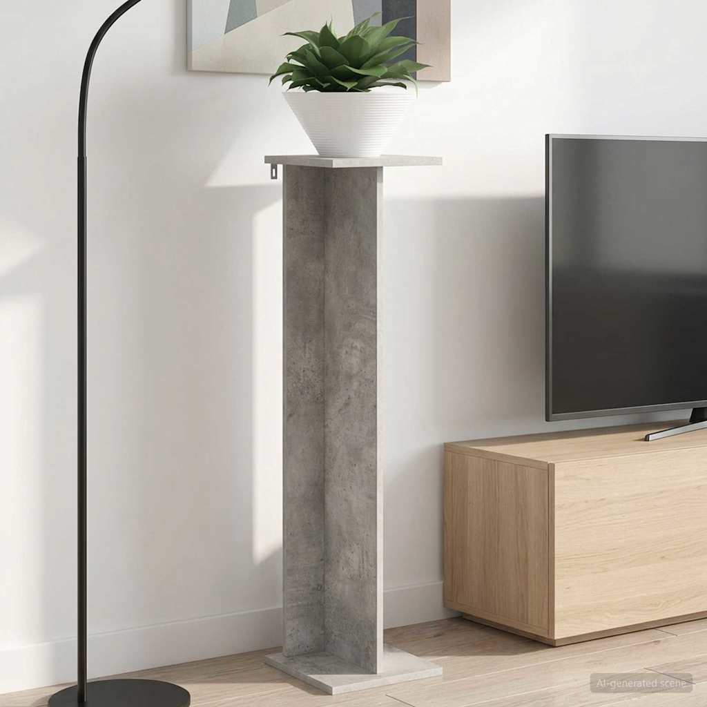 Plantenstandaard Beton Grijs 25 x 25,5 x 100,5 cm is nu te koop bij PeponiXL, paradijselijk wonen!