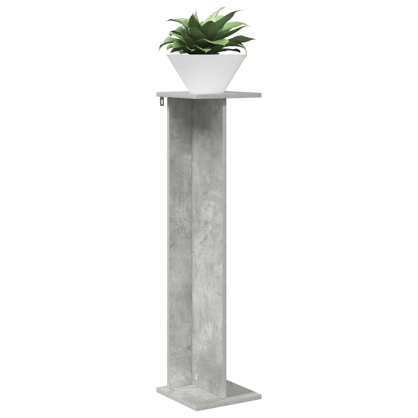 Plantenstandaard 2 pcs Beton Grijs 25 x 25,5 x 100,5 cm is nu te koop bij PeponiXL, paradijselijk wonen!