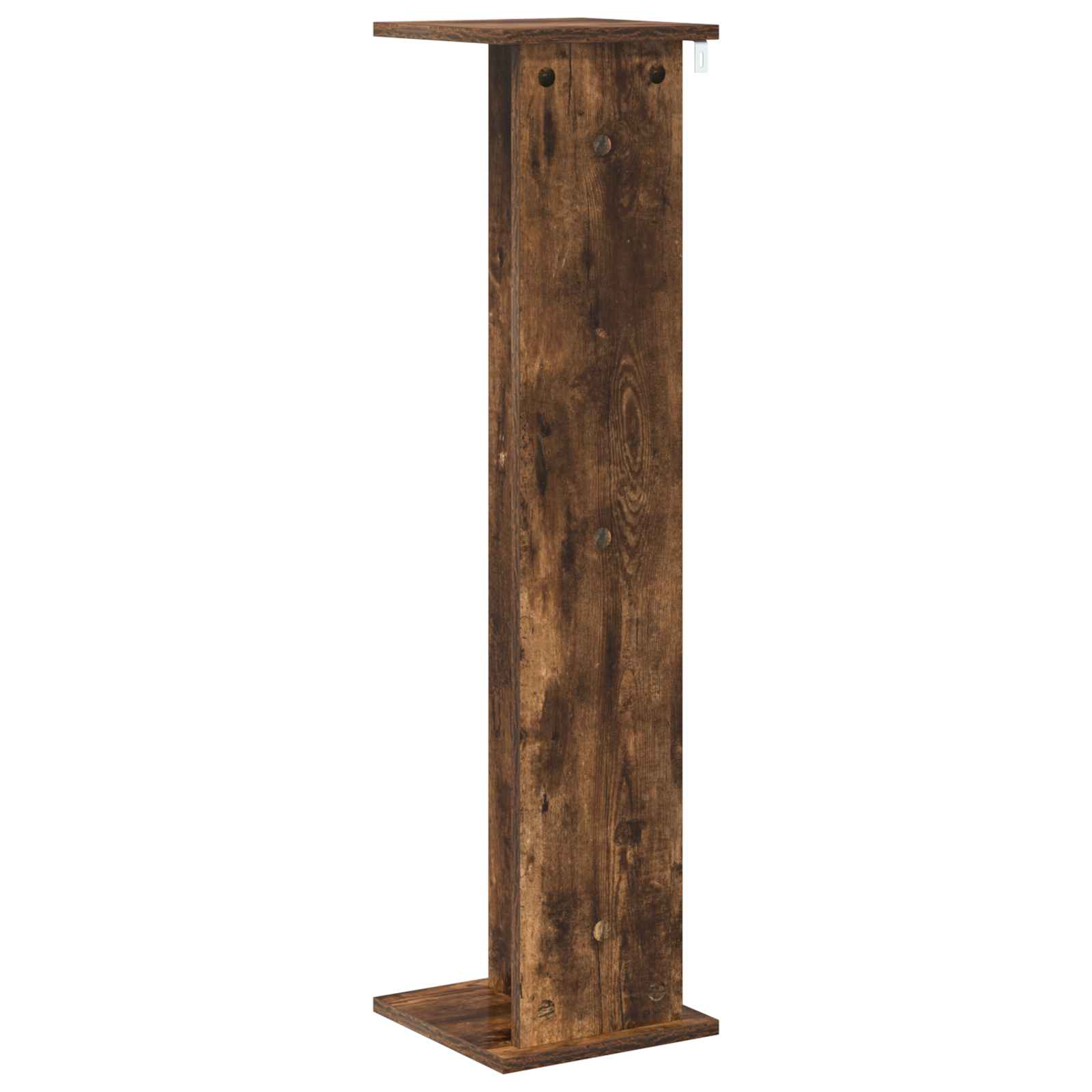 Plantenstandaard 2 pcs Gerookte Eik 25 x 25,5 x 100,5 cm is nu te koop bij PeponiXL, paradijselijk wonen!