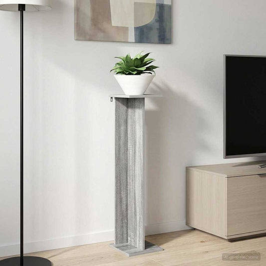 Plantenstandaard Grijze Sonoma 25 x 25,5 x 100,5 cm is nu te koop bij PeponiXL, paradijselijk wonen!