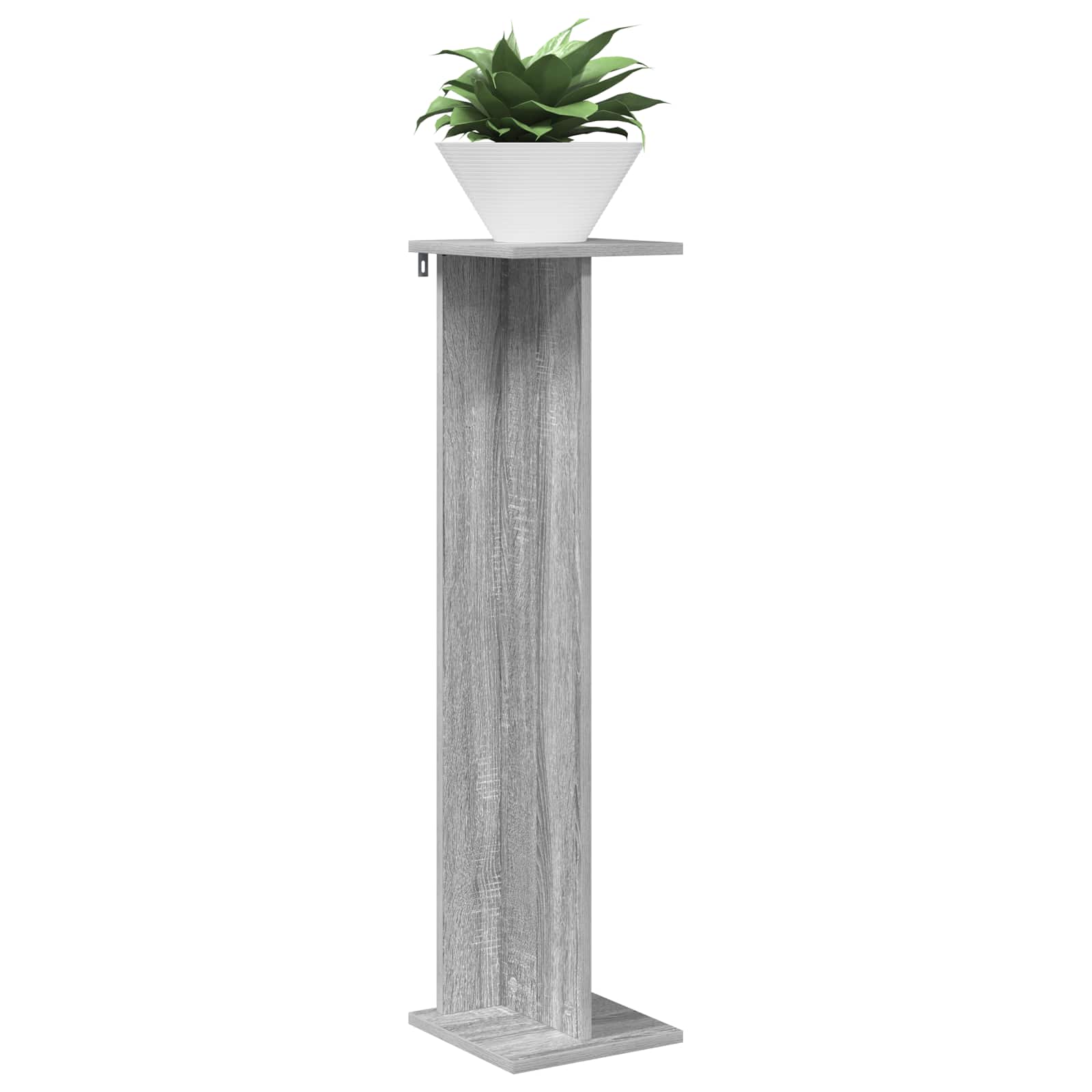 Plantenstandaard Grijze Sonoma 25 x 25,5 x 100,5 cm is nu te koop bij PeponiXL, paradijselijk wonen!