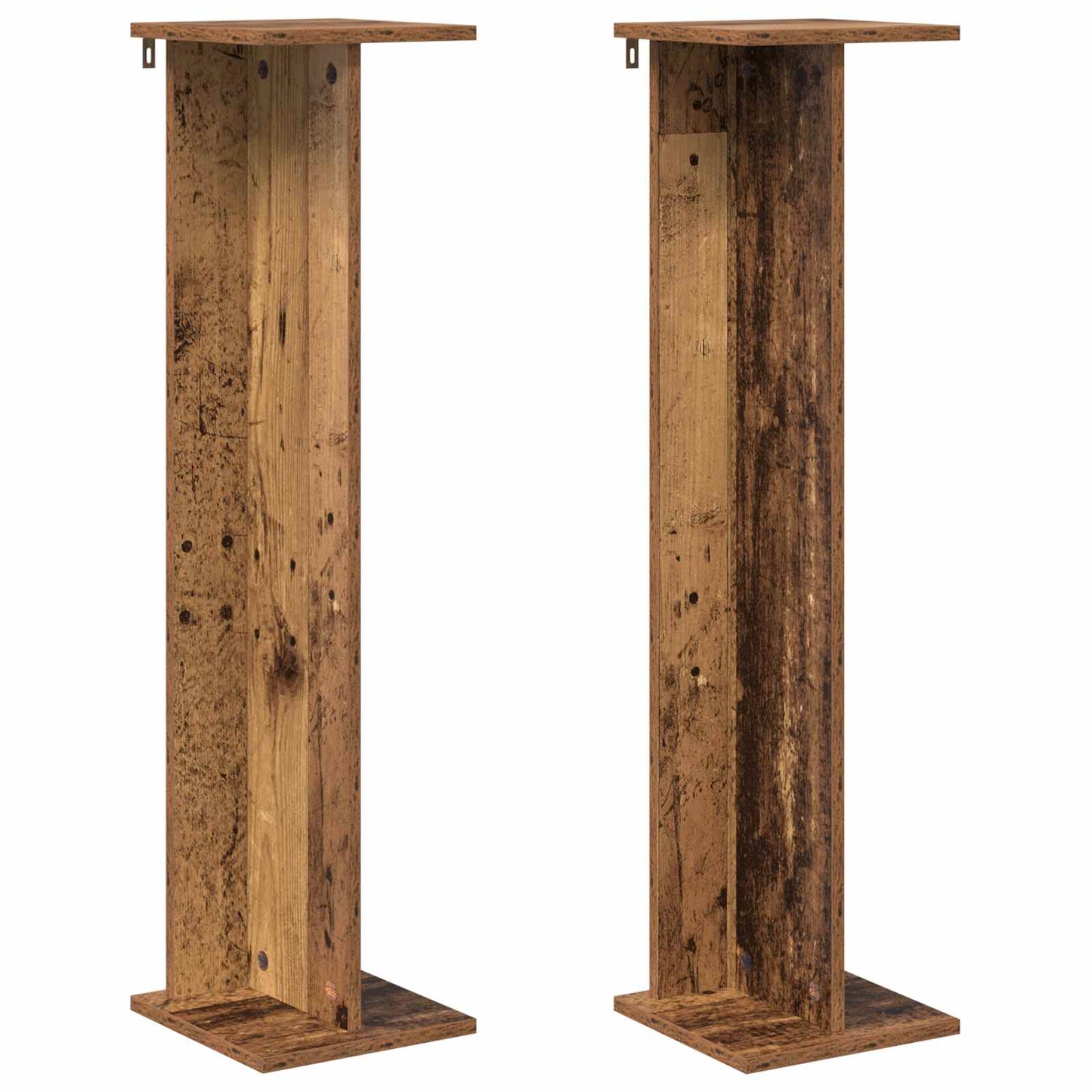 Plantenstandaard 2 pcs Oudhout 25 x 25,5 x 100,5 cm is nu te koop bij PeponiXL, paradijselijk wonen!