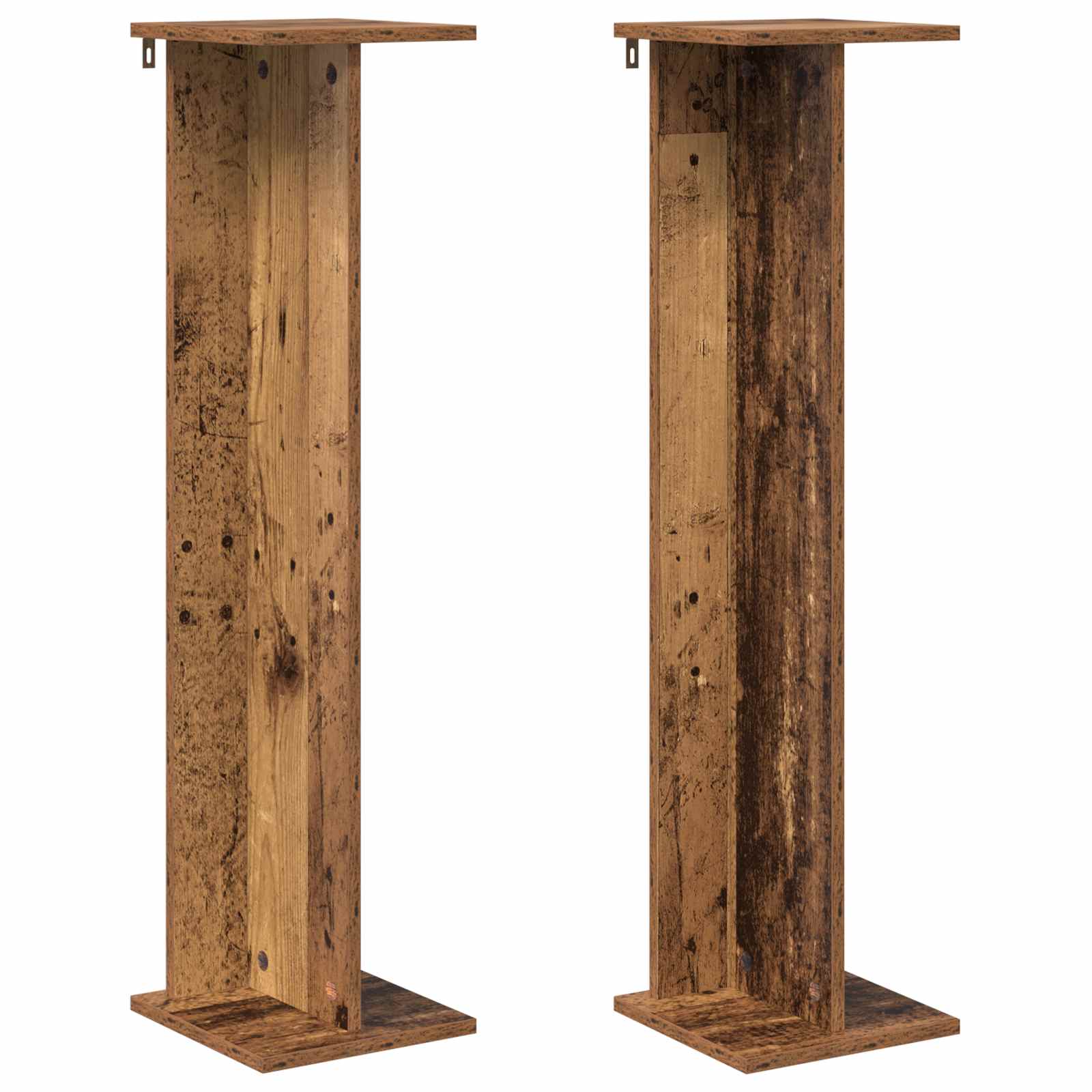 Plantenstandaard 2 pcs Oudhout 25 x 25,5 x 100,5 cm is nu te koop bij PeponiXL, paradijselijk wonen!