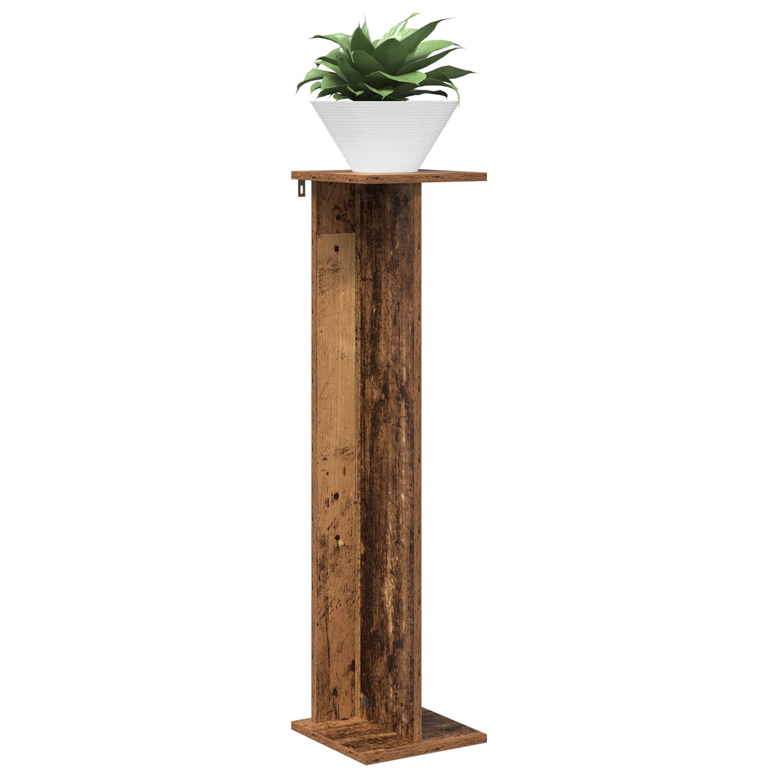 Plantenstandaard 2 pcs Oudhout 25 x 25,5 x 100,5 cm is nu te koop bij PeponiXL, paradijselijk wonen!