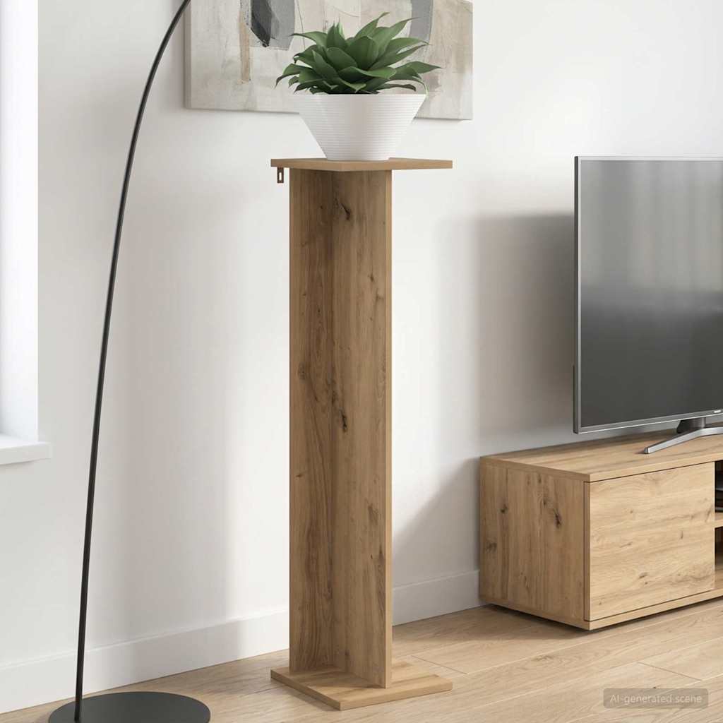 Plantenstandaard Artisan Eik 25 x 25,5 x 100,5 cm is nu te koop bij PeponiXL, paradijselijk wonen!