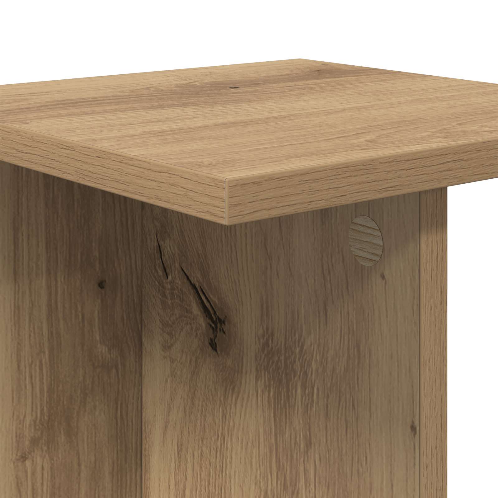 Plantenstandaard 2 pcs Artisan Eik 25 x 25,5 x 100,5 cm is nu te koop bij PeponiXL, paradijselijk wonen!