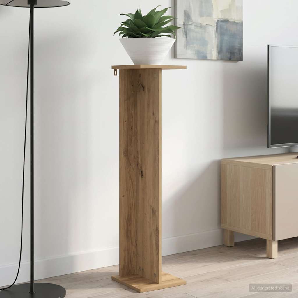 Plantenstandaard 2 pcs Artisan Eik 25 x 25,5 x 100,5 cm is nu te koop bij PeponiXL, paradijselijk wonen!