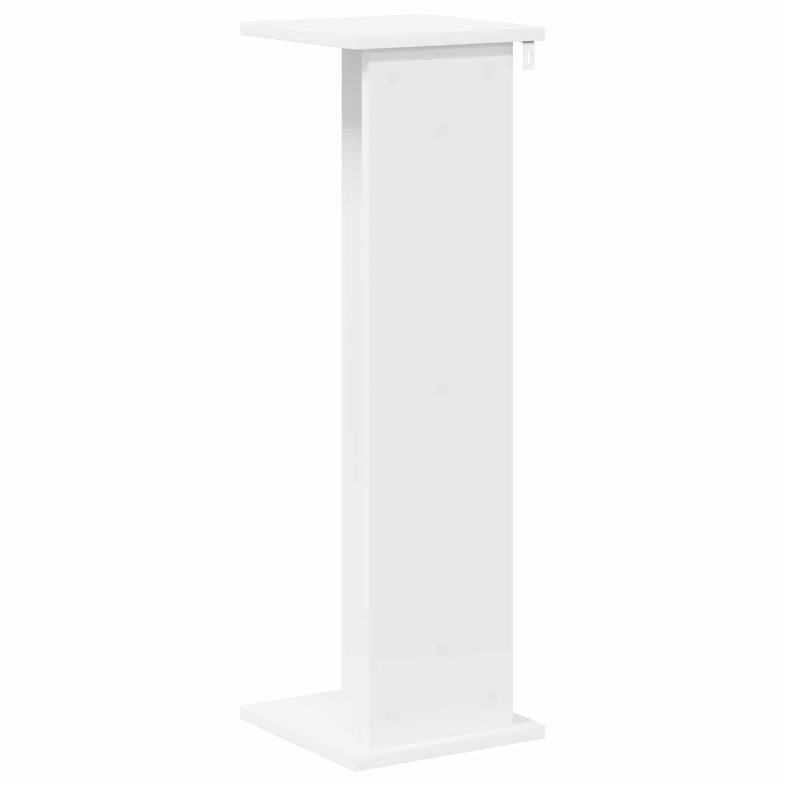 Plantenstandaard Wit 25 x 25,5 x 80,5 cm Geconstrueerd hout is nu te koop bij PeponiXL, paradijselijk wonen!