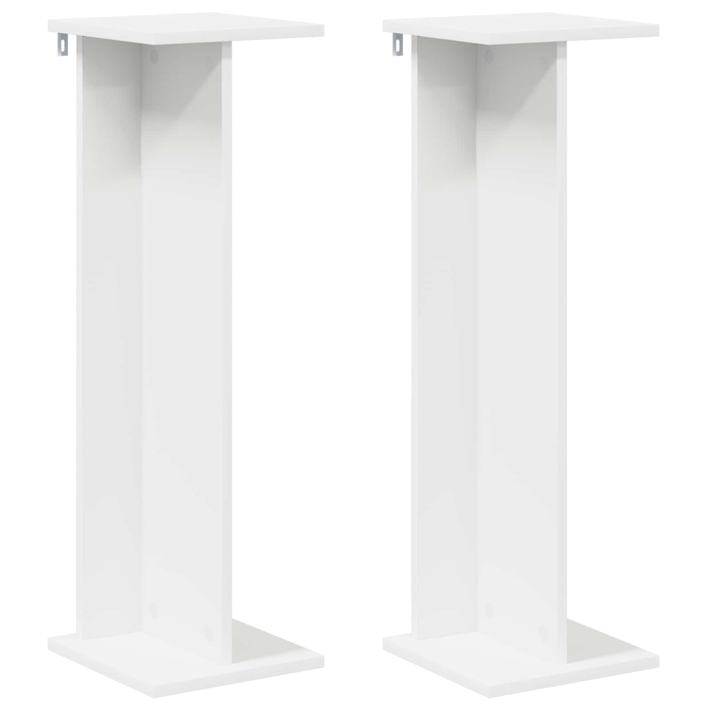 Plantenstandaard 2 pcs Wit 25 x 25,5 x 80,5 cm is nu te koop bij PeponiXL, paradijselijk wonen!
