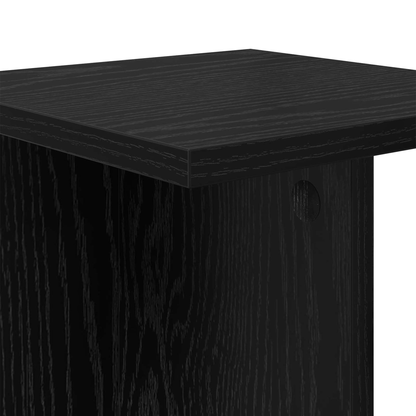 Plantenstandaard Zwarte Eik 25 x 25,5 x 80,5 cm is nu te koop bij PeponiXL, paradijselijk wonen!