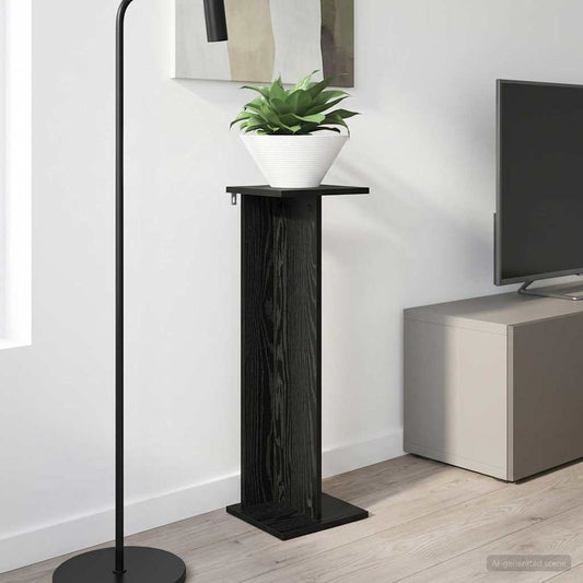 Plantenstandaard Zwarte Eik 25 x 25,5 x 80,5 cm is nu te koop bij PeponiXL, paradijselijk wonen!