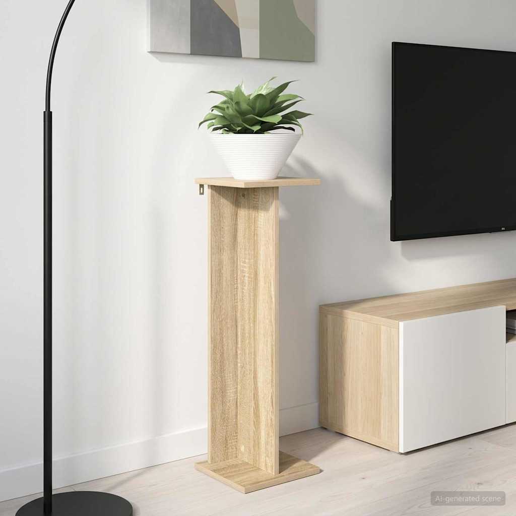 Plantenstandaard Sonoma Eiken 25 x 25,5 x 80,5 cm is nu te koop bij PeponiXL, paradijselijk wonen!