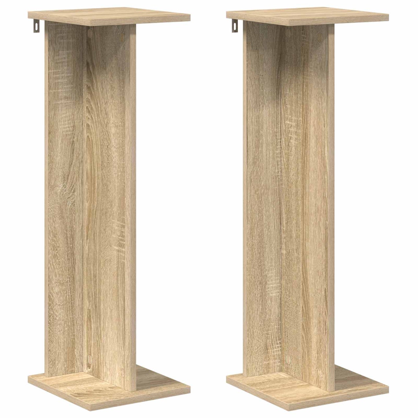 Plantenstandaard 2 pcs Sonoma Eiken 25 x 25,5 x 80,5 cm is nu te koop bij PeponiXL, paradijselijk wonen!