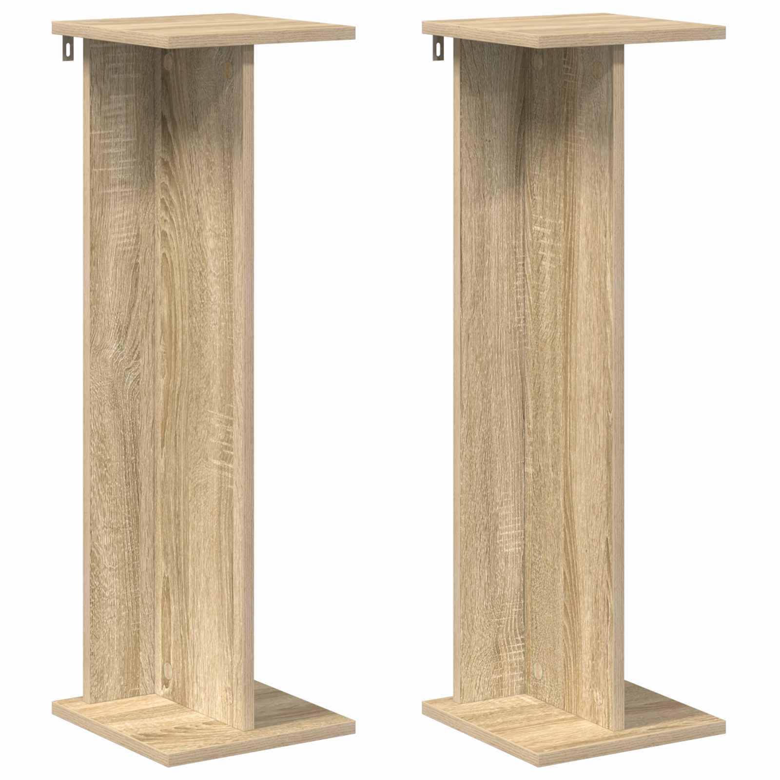 Plantenstandaard 2 pcs Sonoma Eiken 25 x 25,5 x 80,5 cm is nu te koop bij PeponiXL, paradijselijk wonen!