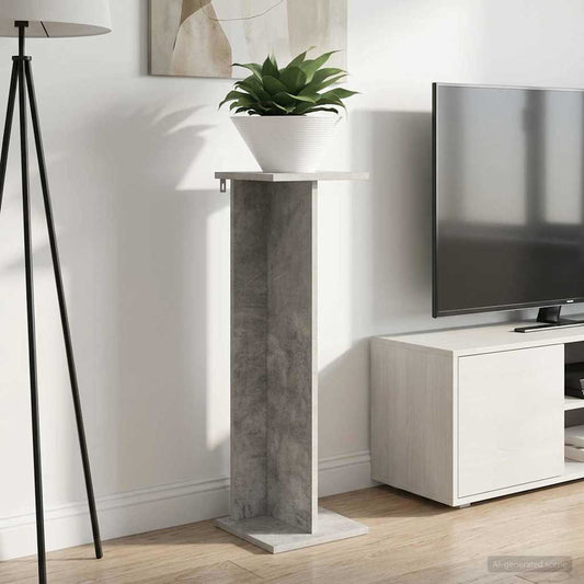 Plantenstandaard Beton Grijs 25 x 25,5 x 80,5 cm is nu te koop bij PeponiXL, paradijselijk wonen!