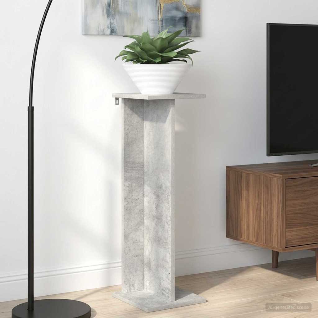 Plantenstandaard 2 pcs Beton Grijs 25 x 25,5 x 80,5 cm is nu te koop bij PeponiXL, paradijselijk wonen!