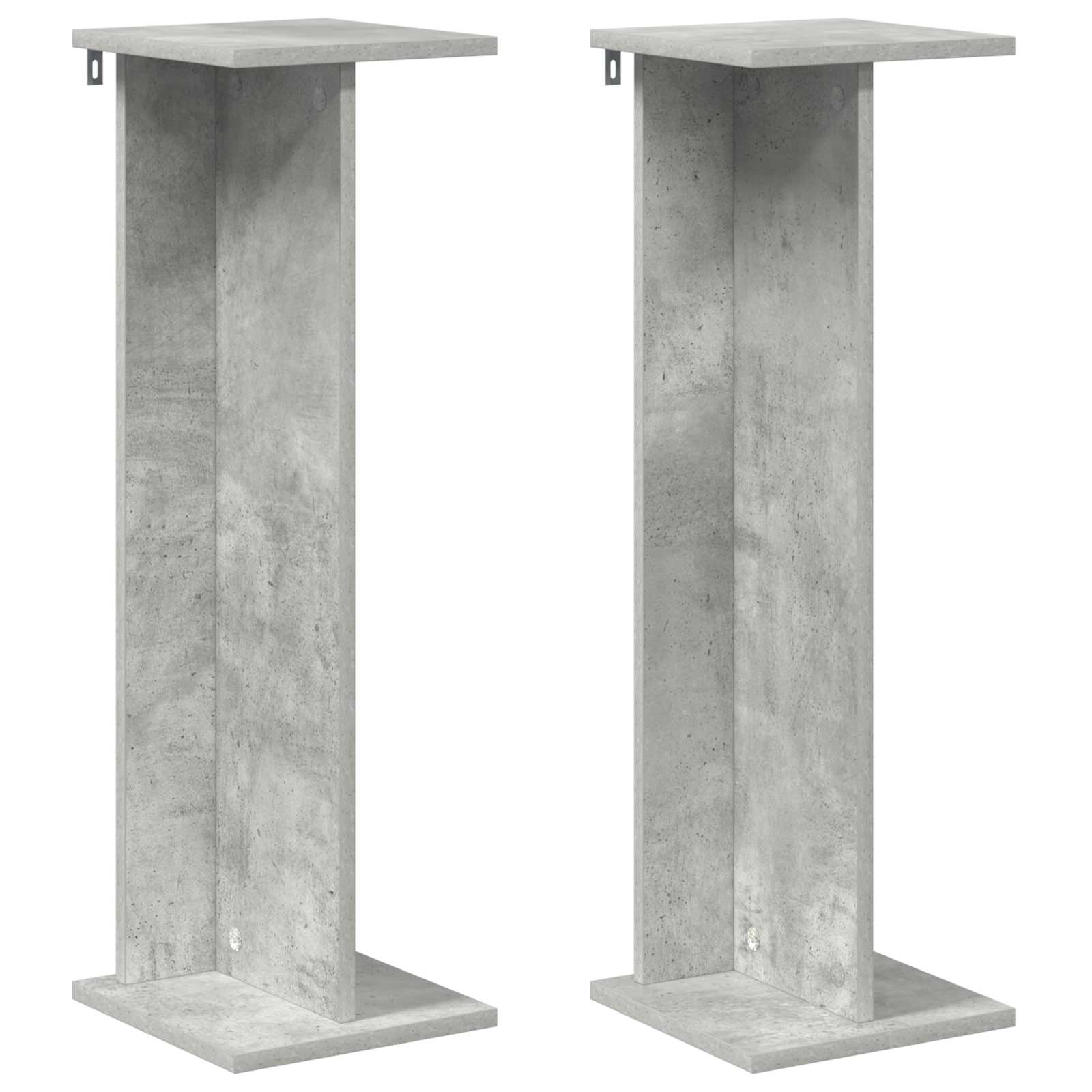Plantenstandaard 2 pcs Beton Grijs 25 x 25,5 x 80,5 cm is nu te koop bij PeponiXL, paradijselijk wonen!