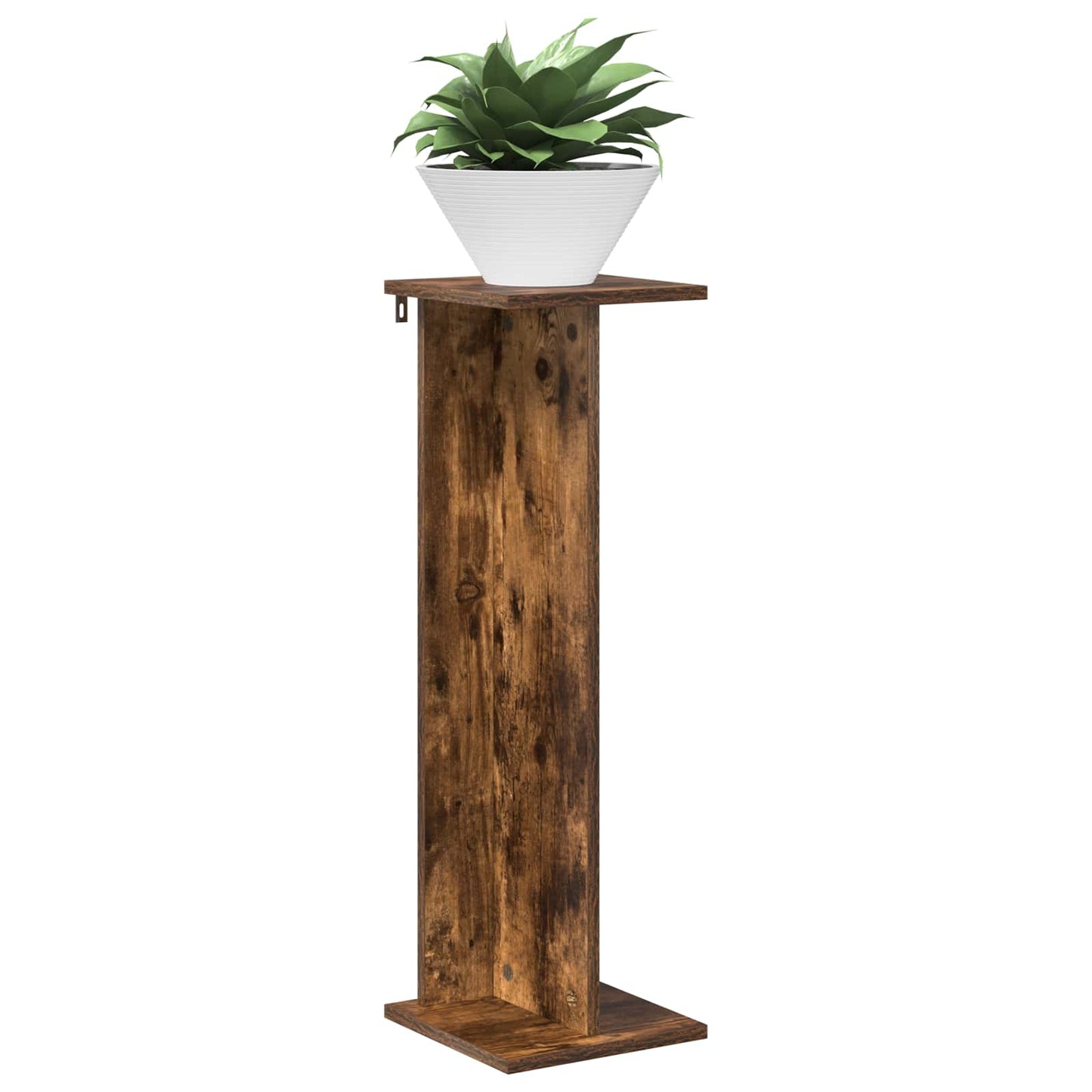 Plantenstandaard Gerookte Eik 25 x 25,5 x 80,5 cm is nu te koop bij PeponiXL, paradijselijk wonen!