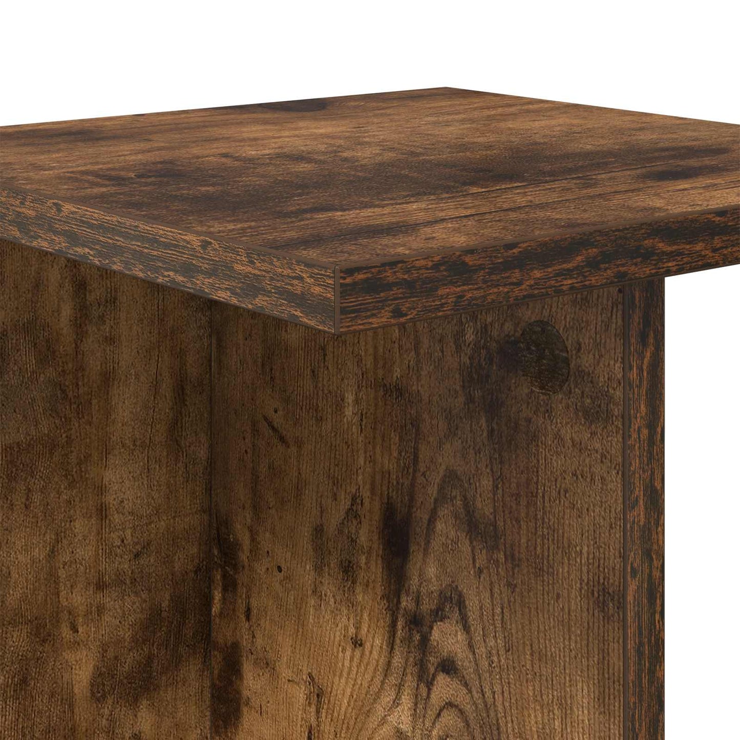 Plantenstandaard 2 pcs Gerookte Eik 25 x 25,5 x 80,5 cm is nu te koop bij PeponiXL, paradijselijk wonen!